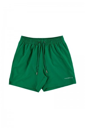 Men's YoungLA Gym 140 Frooty Swim Shorts Shorts Shamrock | HZ1749-263 USA