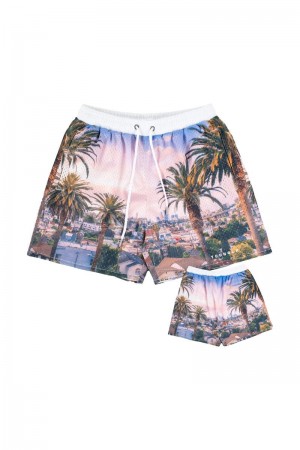 Men's YoungLA Gym 150 After Party Shorts Shorts City of Angels | IN1827-540 USA