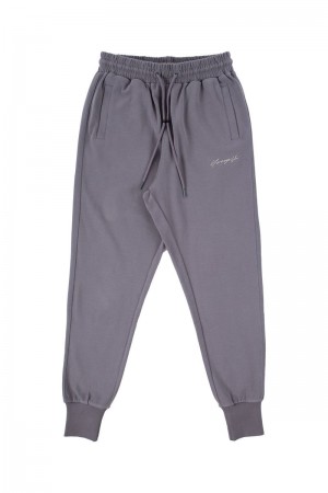 Men's YoungLA Gym 228 Cloud Joggers Joggers Nardo Grey | HC5679-840 USA