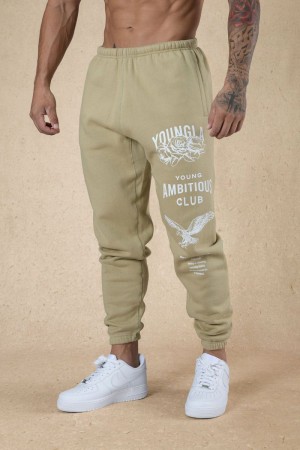 Men's YoungLA Gym 233 The Immortal Joggers Fall 22 inch Joggers Trench Coat | DY3561-849 USA