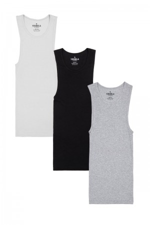 Men's YoungLA Gym 340 Wife Lovers 3 Pack Tanks Pack 4 | VR4195-836 USA