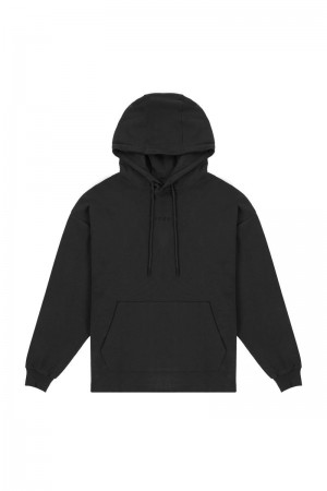 Men's YoungLA Gym 544 Cloud Hoodies Hoodies Black | OT2379-146 USA