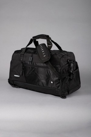 Men's YoungLA Gym 740 Elite Duffle Bags Bags Black | LM2391-786 USA