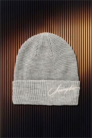 Men's YoungLA Gym 906 Signature Beanies Beanies Heather Grey | DZ2476-109 USA