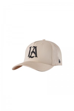 Men's YoungLA Gym 920 A-Frame LA Snapback Hat 2.0 Hats Off-White | CO2168-035 USA