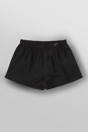 Women's YoungLA Gym 151 Dreamer Shorts Shorts Black | SV1045-892 USA