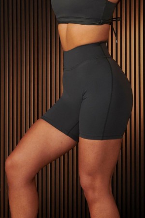 Women's YoungLA Gym W122 Urban biker shorts Shorts Eclipse | XR3890-157 USA