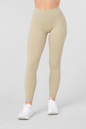 Women's YoungLA Gym W221 Staple leggings Leggings Dusty Sage | XJ1286-905 USA