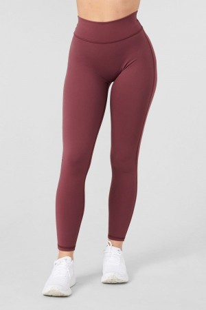 Women's YoungLA Gym W221 Staple leggings Leggings Grape | VR2135-479 USA