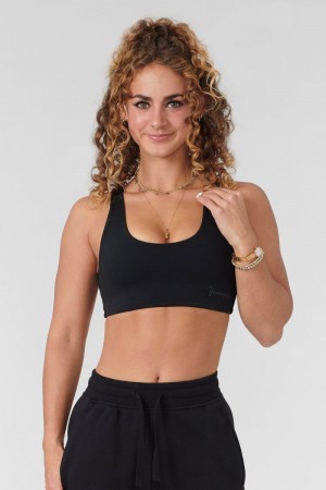 Women's YoungLA Gym W303 Sculpt Bra Bras Black | HW7026-184 USA