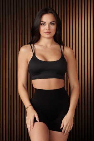 Women's YoungLA Gym W337 Curve essential sports bra Bras Moody | LO7652-841 USA