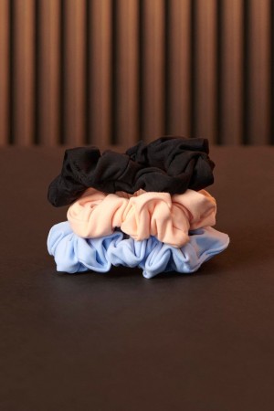 Women's YoungLA Gym W608 Curve Scrunchie 3 pack Scrunchie Babe | ZX8096-521 USA