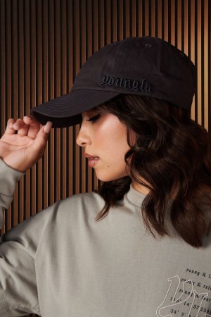 Women's YoungLA Gym W902 Urban Dad Hat Hats Eclipse | RP2530-146 USA