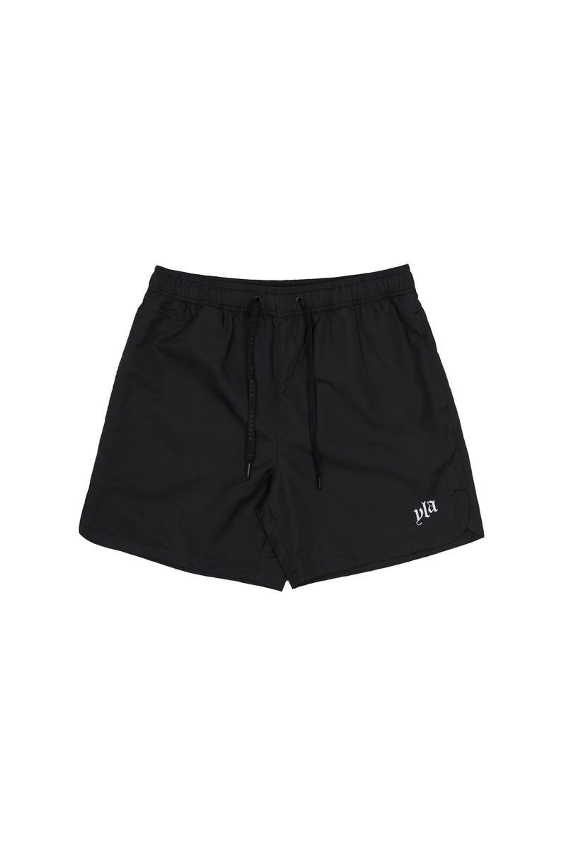 Men's YoungLA Gym 123 Pastel Flow Shorts Shorts Black | GI7956-421 USA