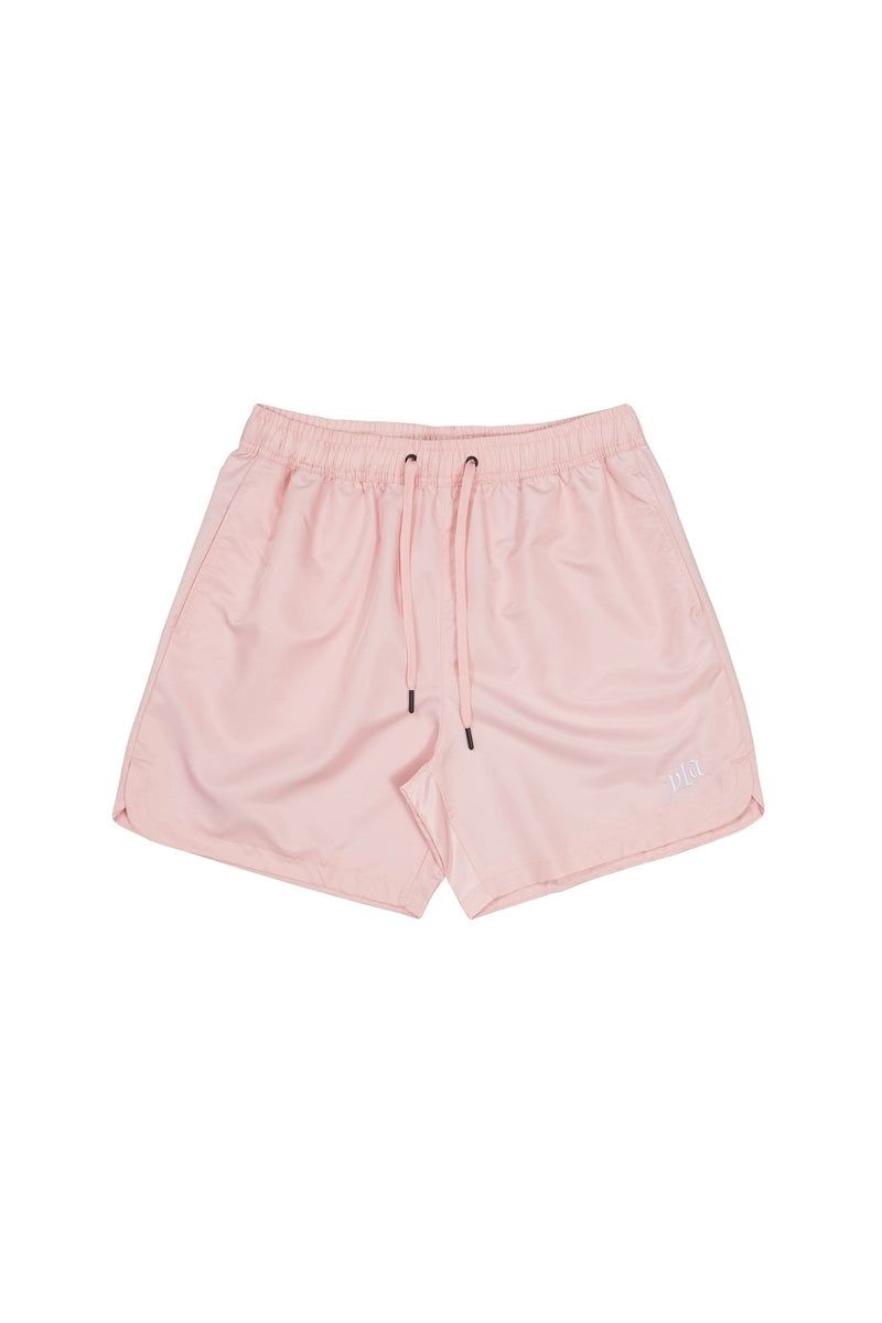 Men\'s YoungLA Gym 123 Pastel Flow Shorts Shorts Pastel Pink | UH5074-629 USA