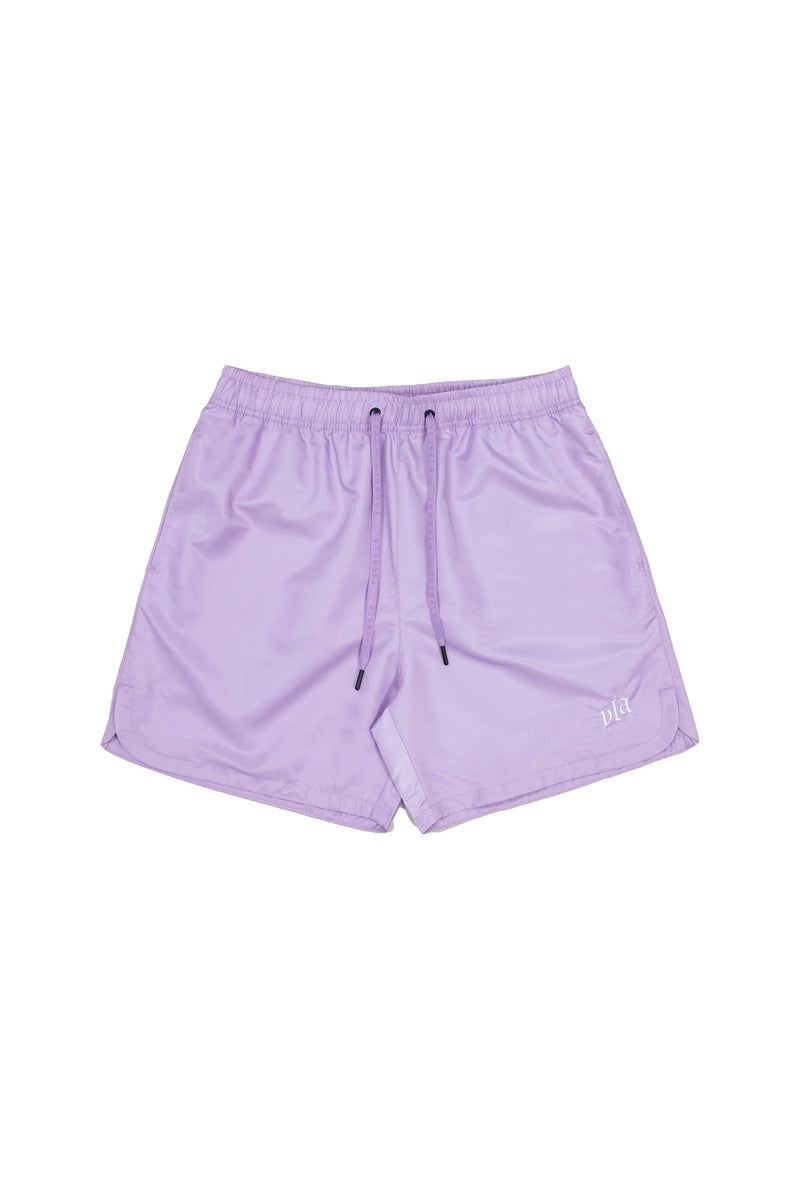 Men\'s YoungLA Gym 123 Pastel Flow Shorts Shorts Pastel Purple | SZ3581-046 USA