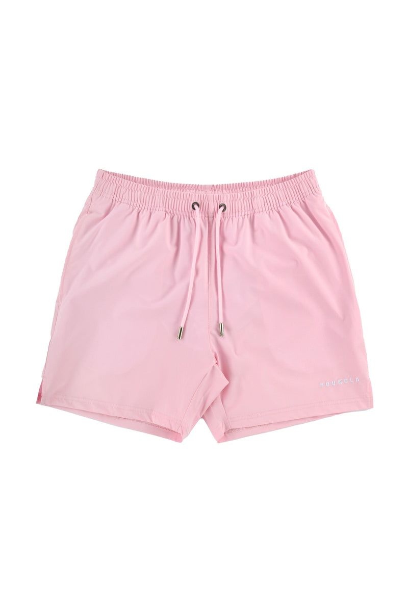 Men\'s YoungLA Gym 140 Frooty Swim Shorts Shorts Pink Lemonade | ZB1235-470 USA