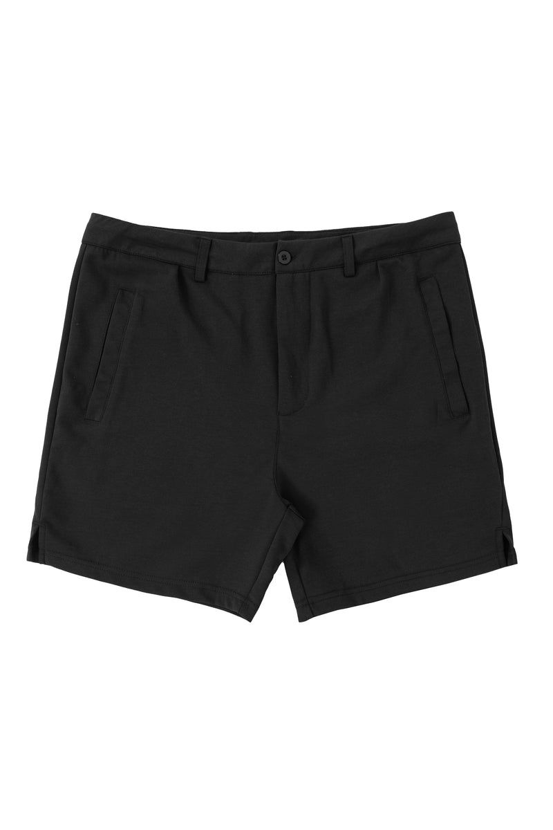 Men's YoungLA Gym 145 Casual Chino Shorts Shorts Black | SC8037-192 USA