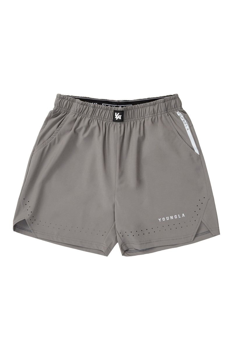 Men\'s YoungLA Gym 146 Sprint Shorts Shorts Grey | CU4952-136 USA