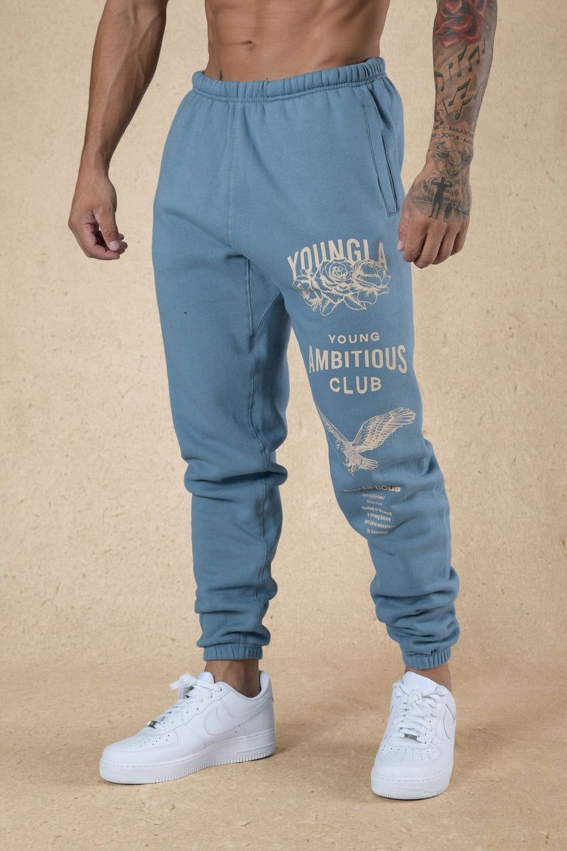 Men's YoungLA Gym 233 The Immortal Joggers Fall 22 inch Joggers Citadel | NV4109-732 USA