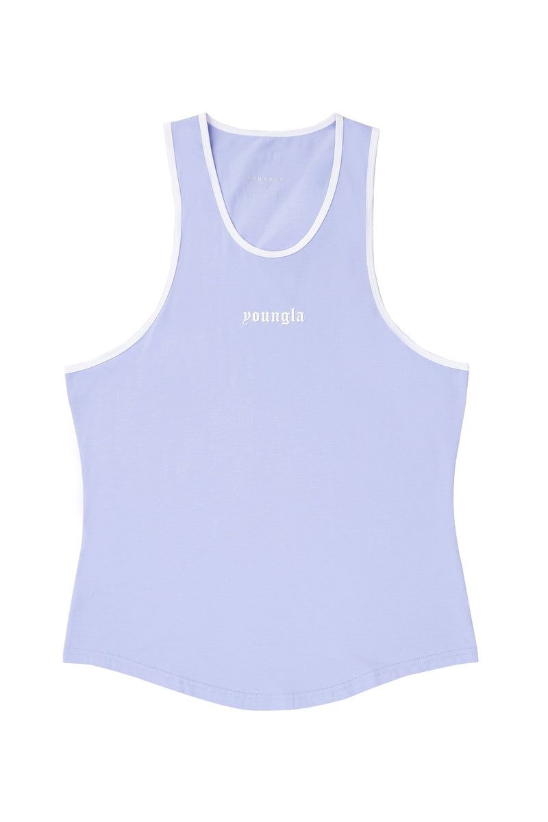 Men\'s YoungLA Gym 319 Pristine Tank Tops Tanks Lavender Purple | TD4283-761 USA