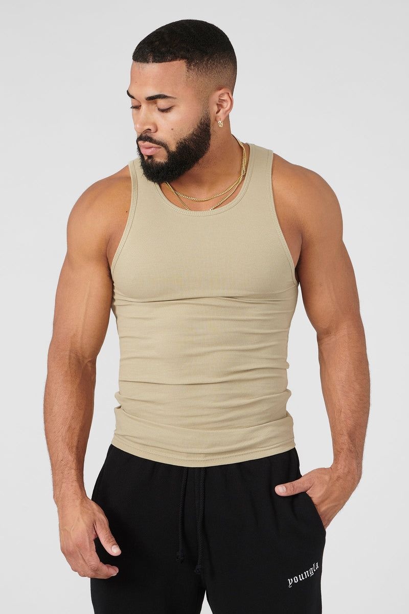 Men's YoungLA Gym 349 Earthy Collection Wife Lovers 4 Pack Tanks Multicolor 4 Pack | FE8714-629 USA