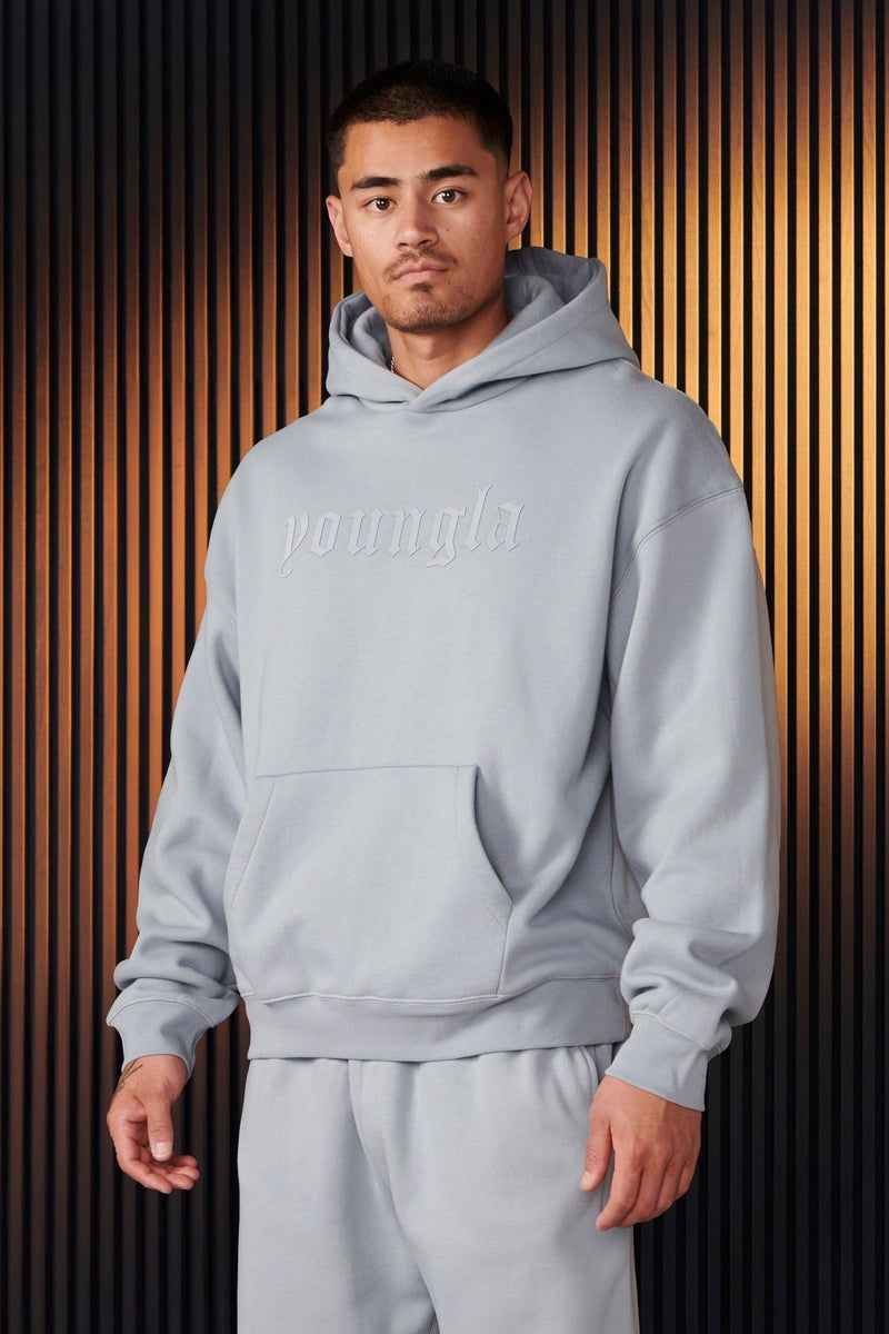 Men's YoungLA Gym 566 Cloud 9 Hoodies Hoodies Black | FW5102-684 USA