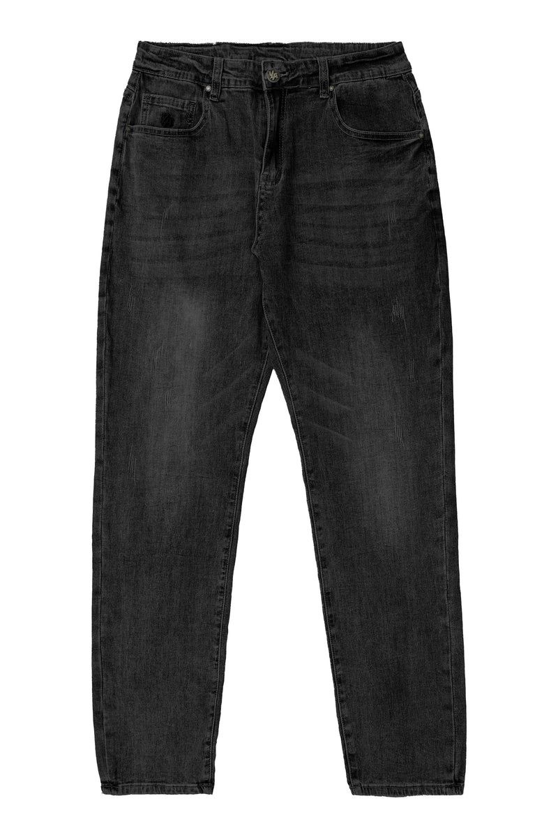 Men's YoungLA Gym 610 Perfect Jeans Pants Black Wash | EV2801-639 USA