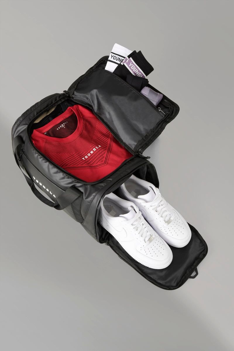 Men's YoungLA Gym 745 Everyday Duffle Bags Black | GJ7845-936 USA