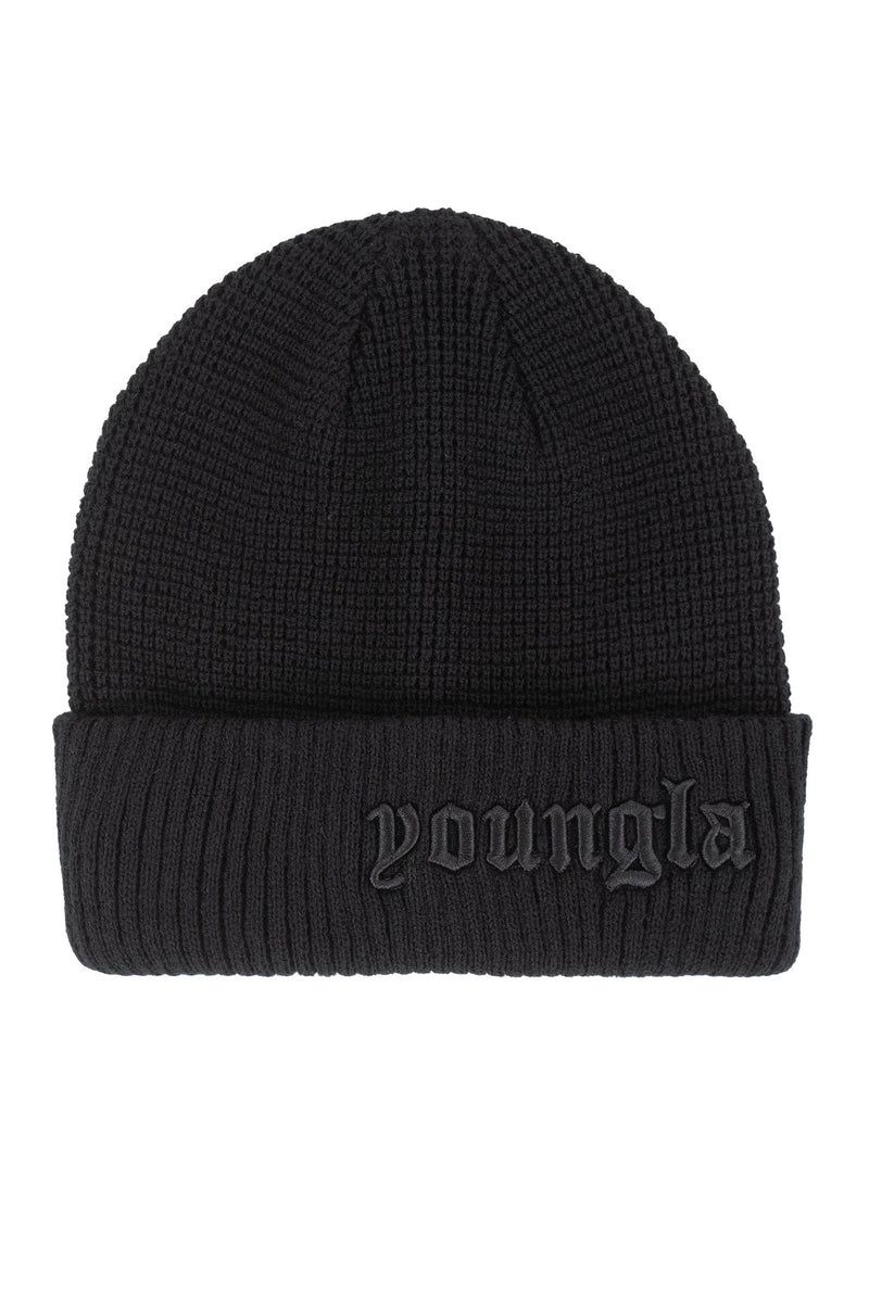 Men\'s YoungLA Gym 905 Testament Beanies Beanies Black | YE9152-863 USA