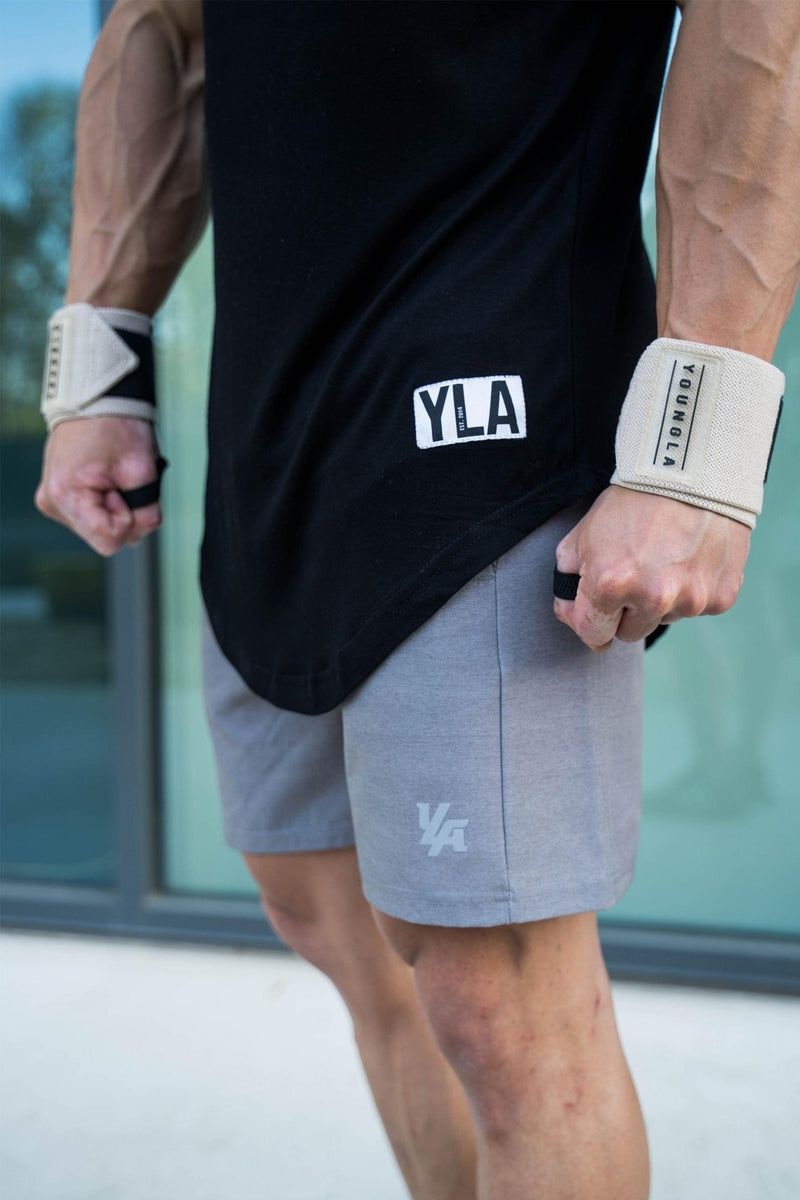 Men's YoungLA Gym 913 Wrist Wraps Wrist Wraps Black | XJ0367-895 USA