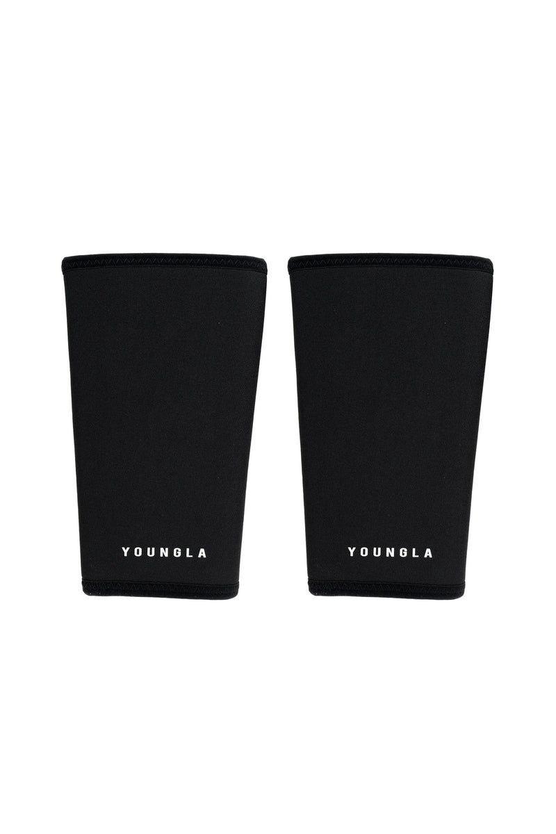 Men\'s YoungLA Gym 914 Knee Sleeves Knee Sleeves Black | ZE9012-456 USA