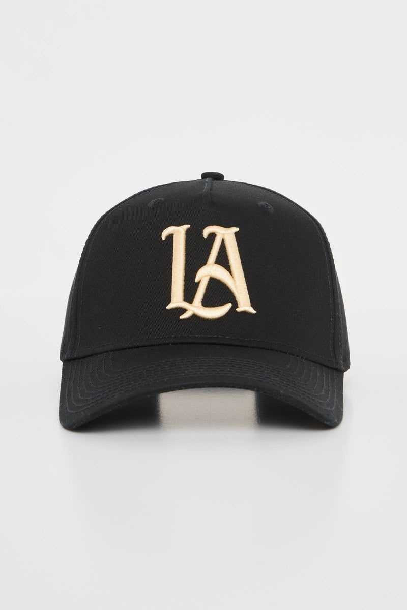 Men's YoungLA Gym 920 A-Frame LA SNAPBACK HAT 2.0 Hats Black Brown LA | YJ5180-396 USA