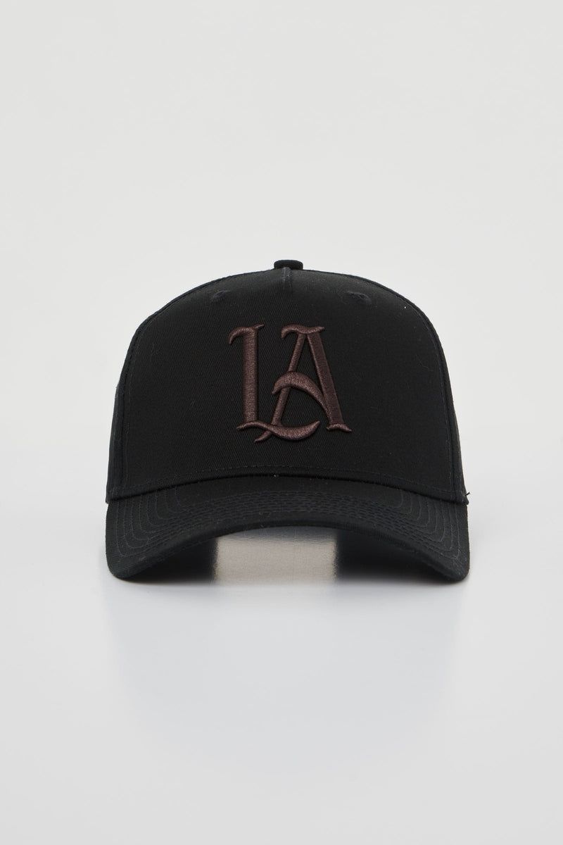 Men\'s YoungLA Gym 920 A-Frame LA SNAPBACK HAT 2.0 Hats Black Brown LA | YJ5180-396 USA