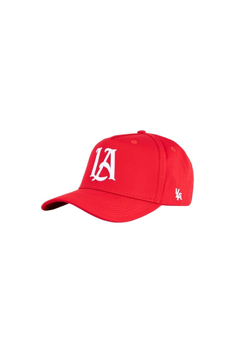 Men\'s YoungLA Gym 920 A-Frame LA Snapback Hat 2.0 Hats Red | IY9783-614 USA