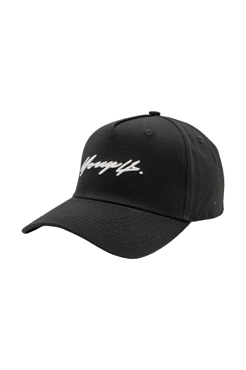 Men\'s YoungLA Gym 922 Signature Hats Hats Black | XZ9021-654 USA