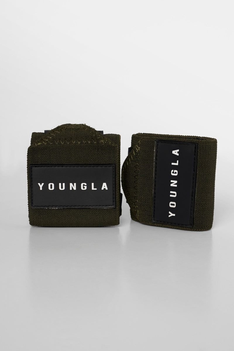 Men's YoungLA Gym 935 Heavy Duty Wrist Wraps Wrist Wraps Black | VT9567-423 USA