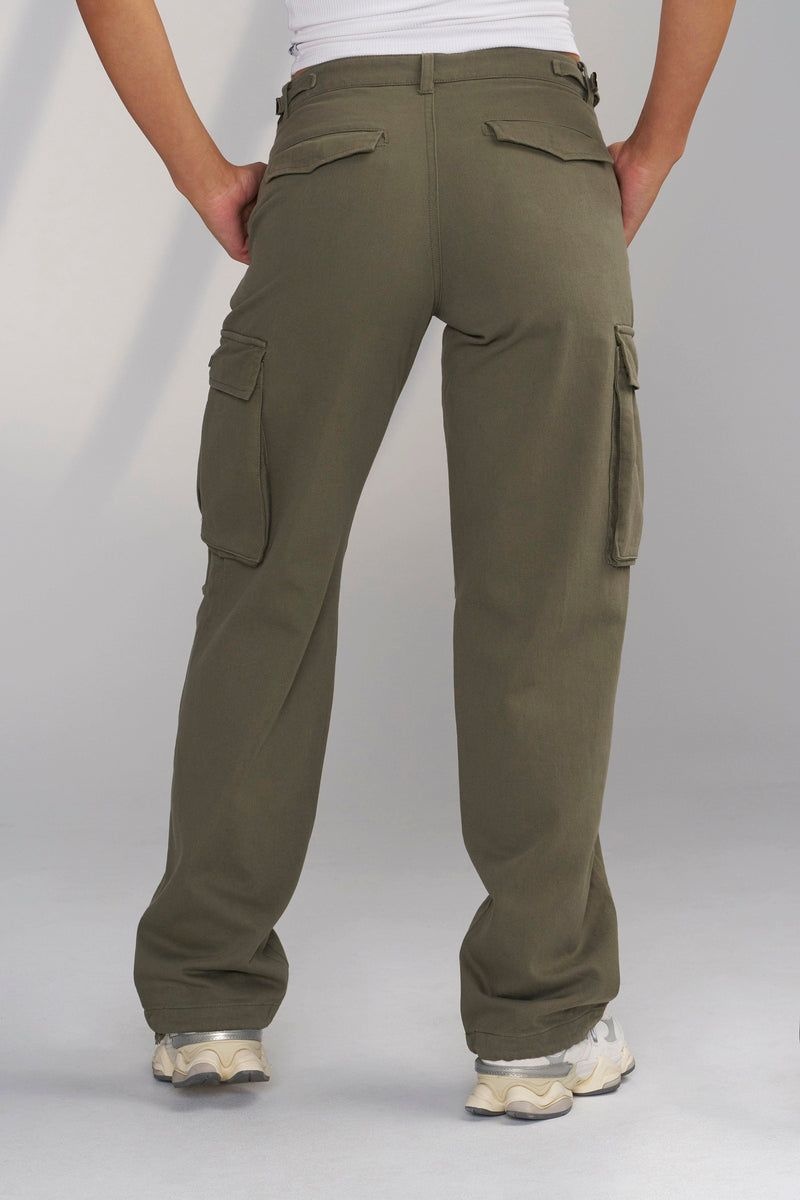 Women's YoungLA Gym W206 Metro Cargos Pants Birch | YK4236-951 USA