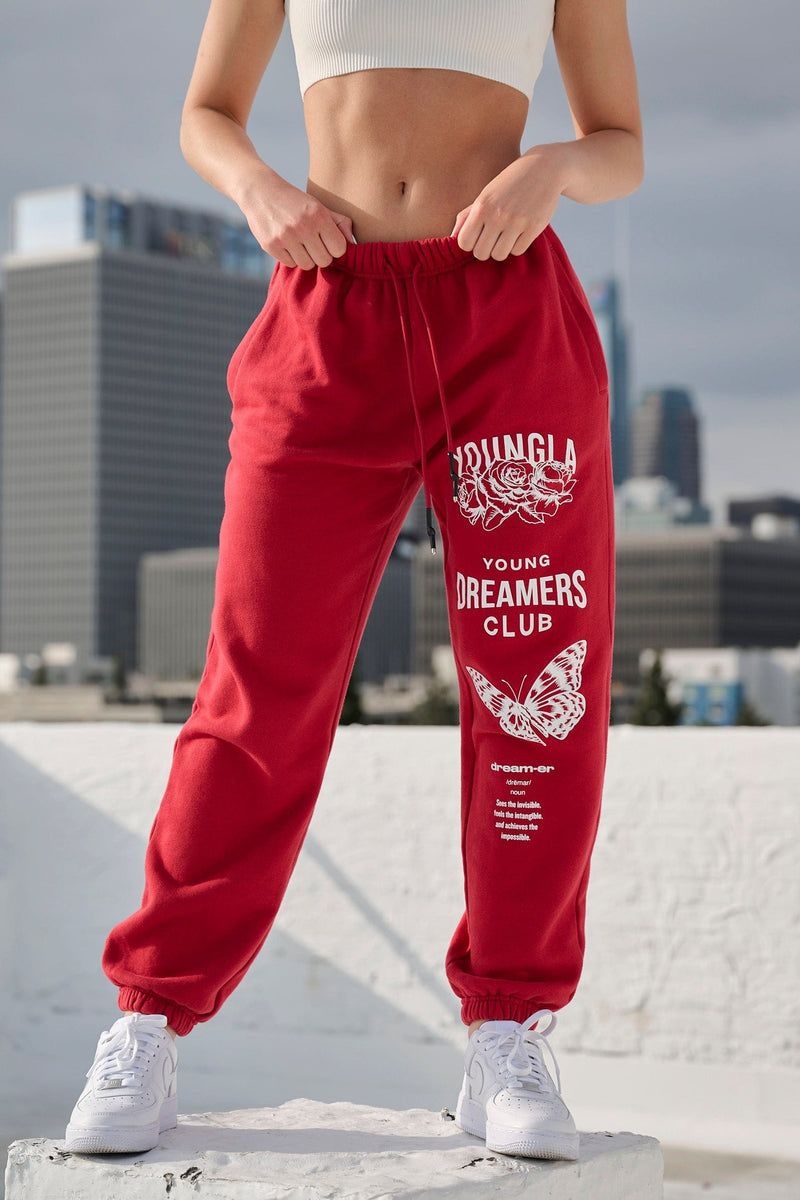 Women's YoungLA Gym W211 Dreamer Joggers Pants Charcoal | BZ0156-732 USA