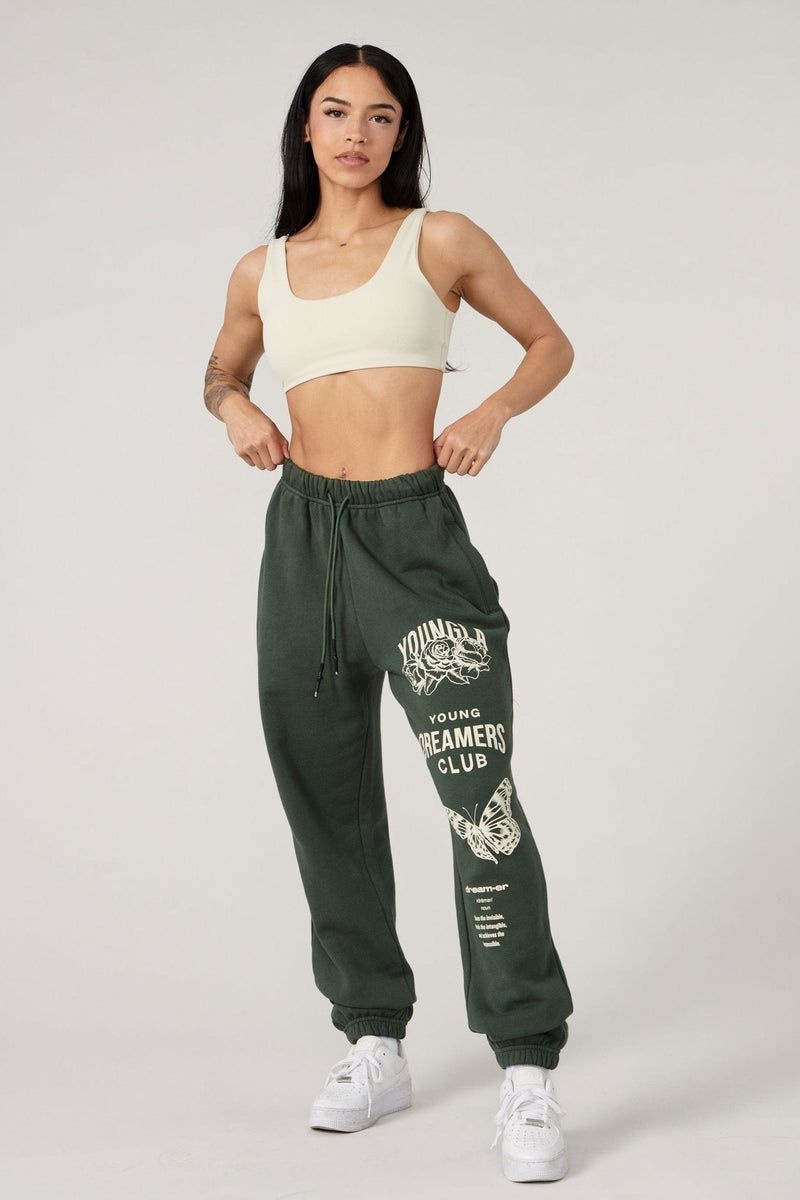 Women's YoungLA Gym W211 Dreamer Joggers Pants Charcoal | BZ0156-732 USA