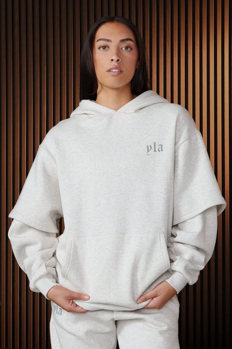 Women's YoungLA Gym W520 Urban Layer Hoodie Hoodies Forest Night | ZS5943-061 USA